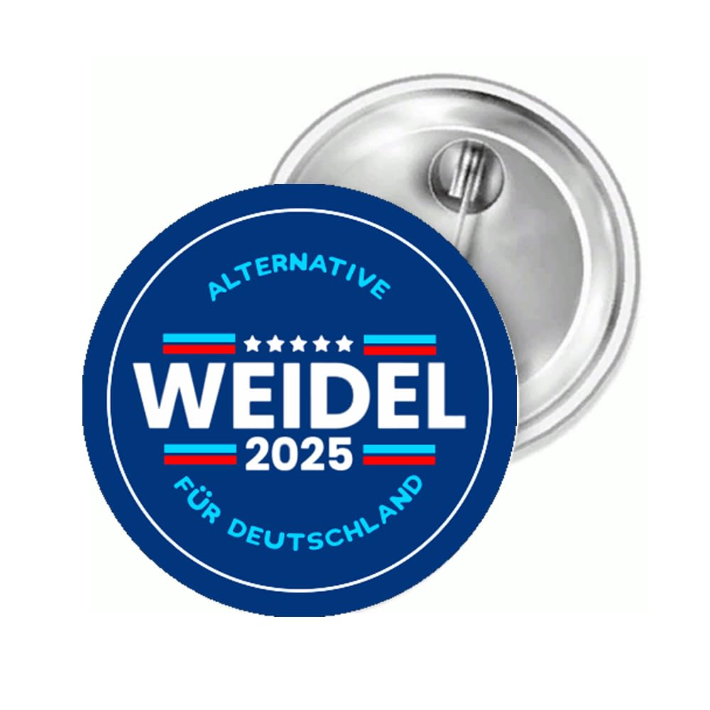 Sammys Shirt Store Weidel 2025-Alternative für Deutschland Button 38 mm von Sammys Shirt Store