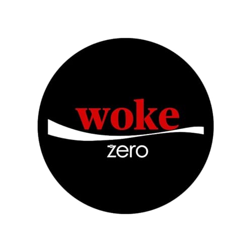 Sammys Shirt Store Woke Zero Funmotiv gegen kulturelle Degeneration Aufkleber 24 cm von Sammys Shirt Store