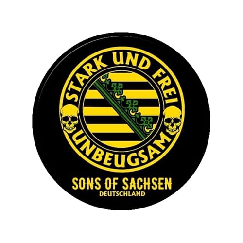 Sons of Sachsen Stolz und Frei Aufnäher 10 cm von Sammys Shirt Store