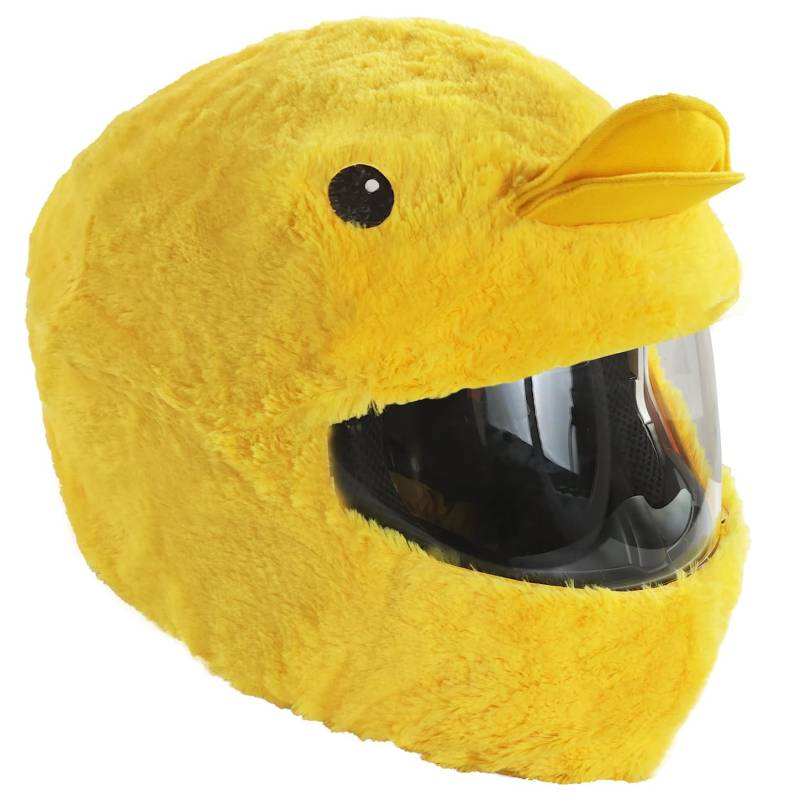 Helmüberzug für Motorradhelm, lustiges Design und Geschenke (Nur Überzug. Helm Nicht inbegriffen) Umfassende Wärme(Duck) von SanQing