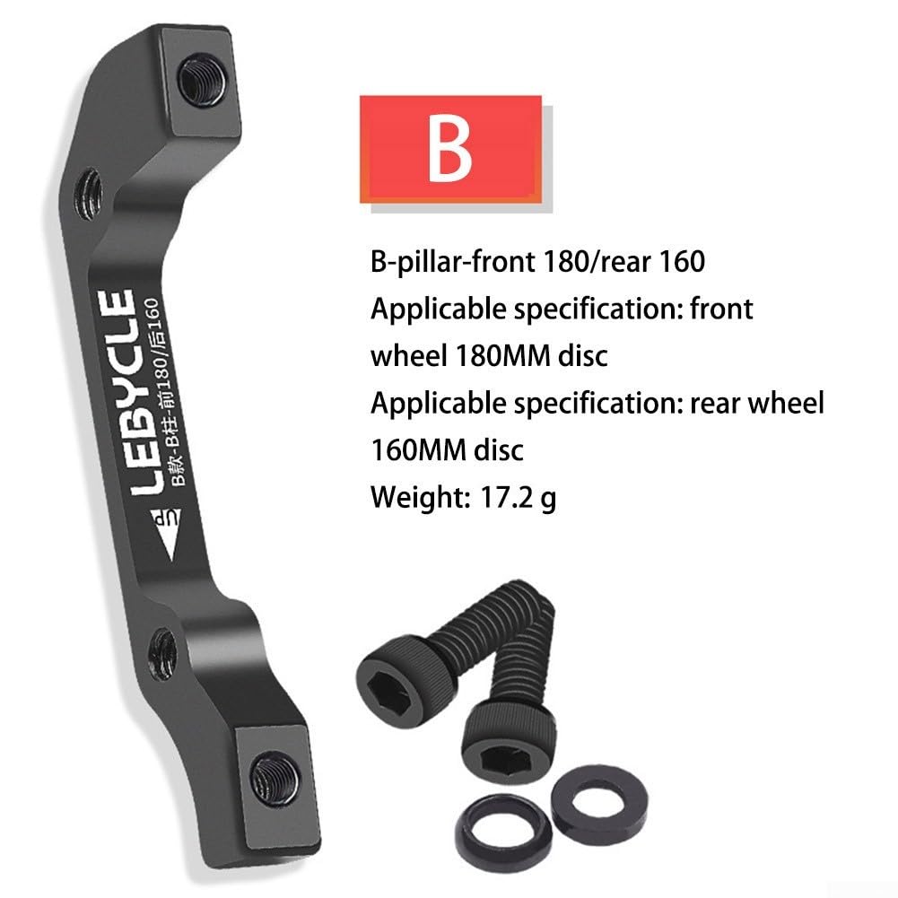 Fahrrad-Komponente: Rüsten Sie Ihr Setup mit einem Scheibenbremsenadapter von 160 mm auf größere Optionen (B) auf von Sandyseptember