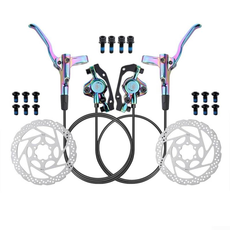Hydraulische Hochleistungs-Scheibenbremsen, geeignet für verschiedene Fahrradbedingungen und Modelle (schwarz) von Sandyseptember
