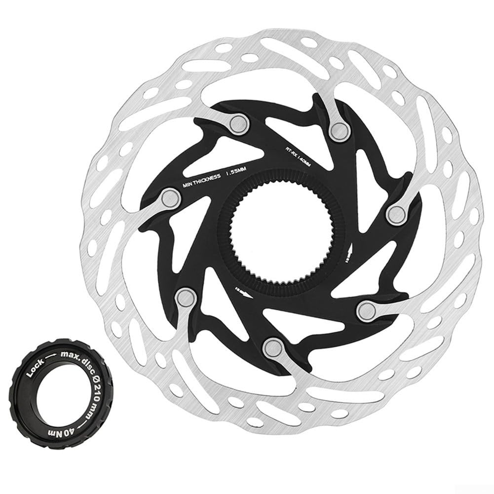 Leistungsstarke Centerlock-Scheibenbremsrotoren, kompatibel mit verschiedenen Rennrad-Modellen (140 mm) von Sandyseptember