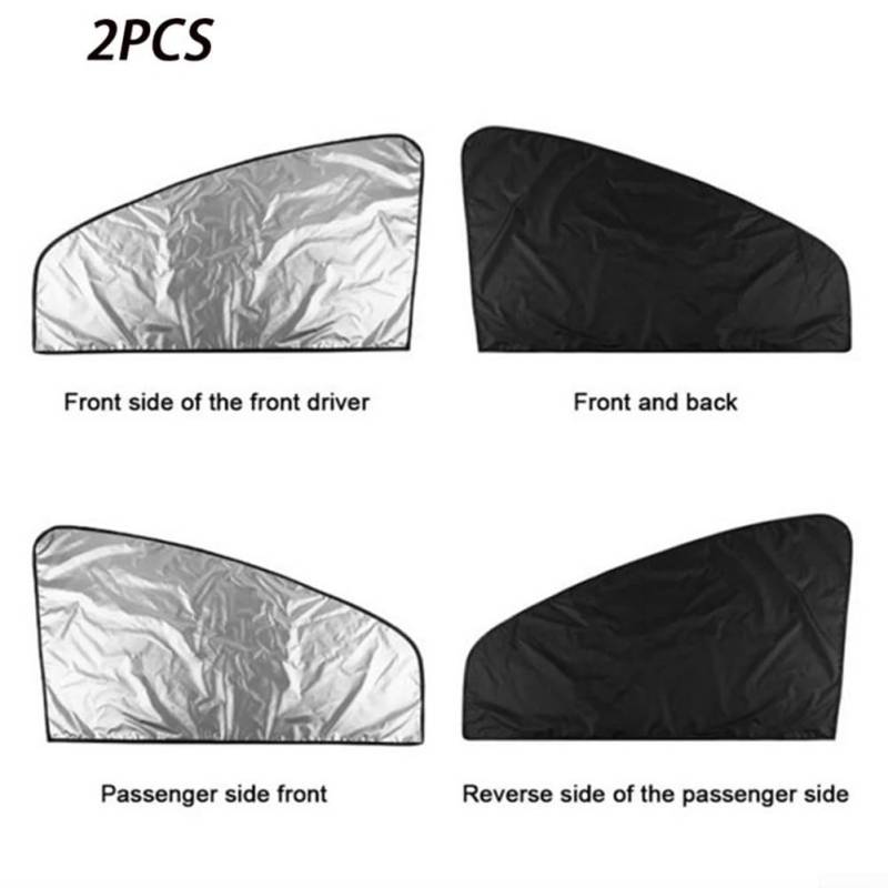 Sichere und einfache Installation Auto-Seitenvorhang mit beweglichen Magneten (2 Stück) (vordere Reihe) von Sandyseptember