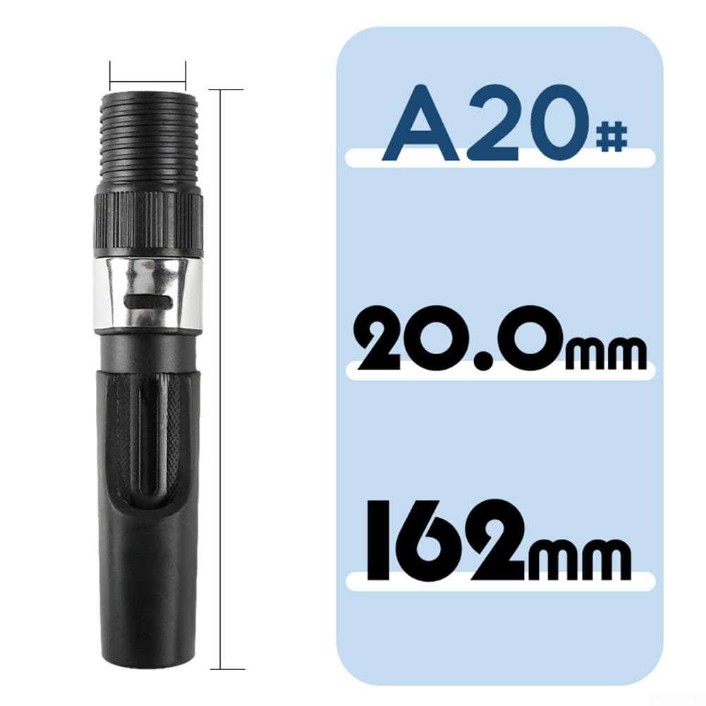 Simplistic Design Spinner Rollenhalter aus ABS-Material kompatibel mit verschiedenen Größen von Angelrutengriffen (16 26 mm) (A 20) von Sandyseptember