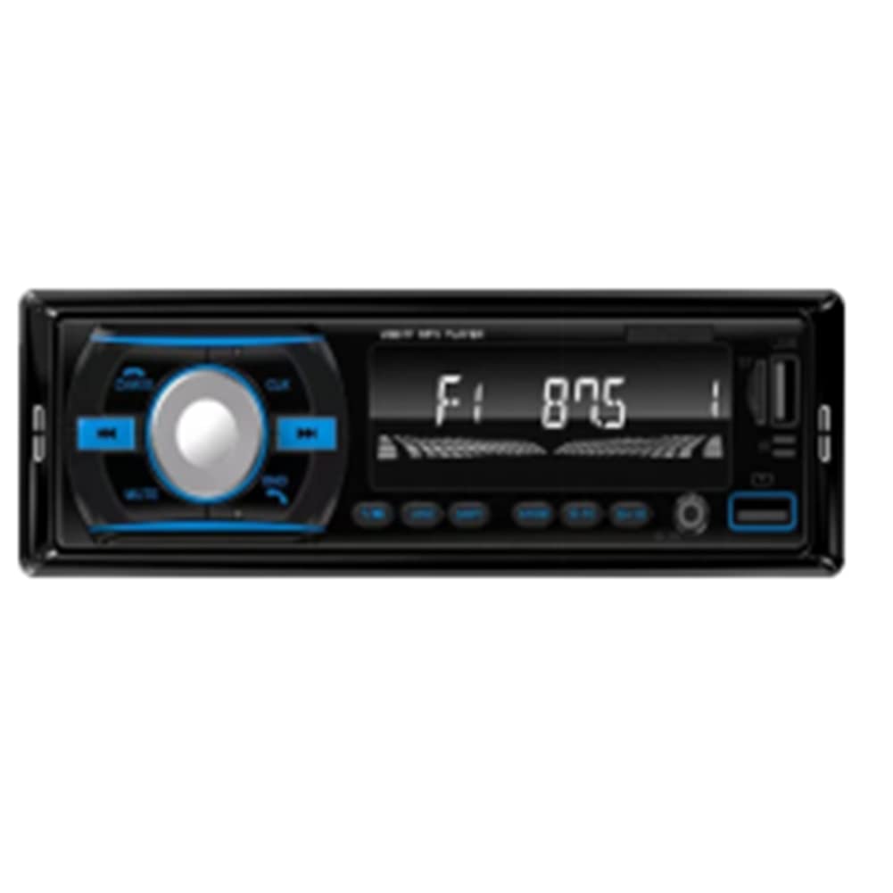 Sarngk Auto-Radio mit Bunten Lichtern, Autoradio-Stereoempfänger, FM-Aux, 12 V, im Armaturenbrett Integrierter 1-Din-Bluetooth-MP3-Multimedia-Player von Sarngk