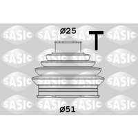 Faltenbalgsatz, Antriebswelle SASIC 1906103 von Sasic