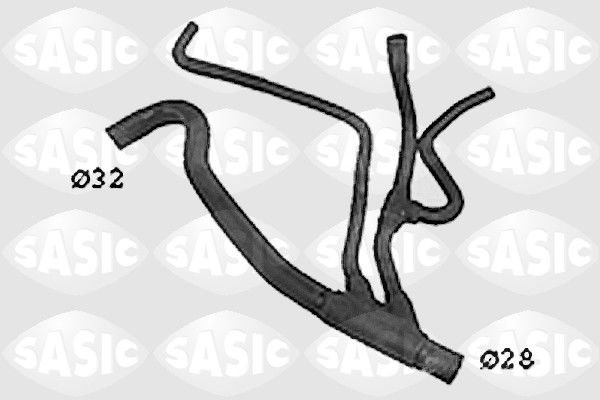 Kühlerschlauch links unten Sasic SWH4330 von Sasic