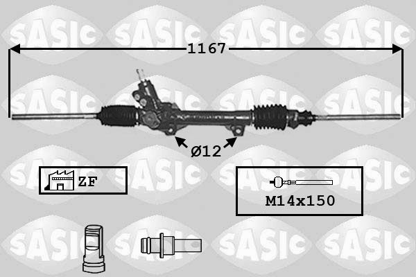 Lenkgetriebe Sasic 7006023 von Sasic