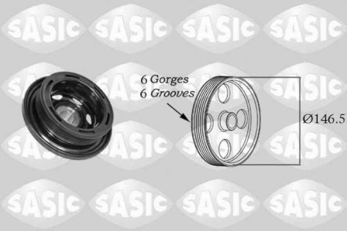 Sasic 2156067 Riemenscheibe, Kurbelwelle von Sasic