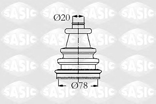 Sasic Faltenbalgsatz für Antriebswelle, 2873743 von Sasic