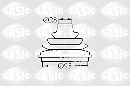 Sasic Faltenbalgsatz für Antriebswelle, 2933003 von Sasic