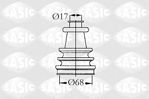 Sasic Faltenbalgsatz für Antriebswelle, 2933403 von Sasic