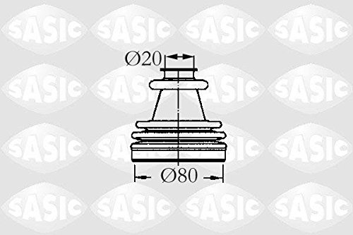 Sasic Faltenbalgsatz für Antriebswelle, 2933773 von Sasic