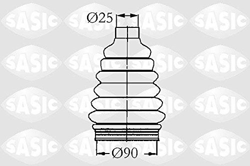 Sasic Faltenbalgsatz für Antriebswelle, 2933963 von Sasic