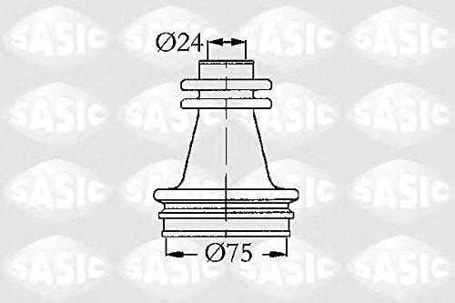 Sasic Faltenbalgsatz für Antriebswelle, 4003416 von Sasic