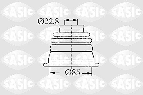 Sasic Faltenbalgsatz für Antriebswelle, 4003427 von Sasic