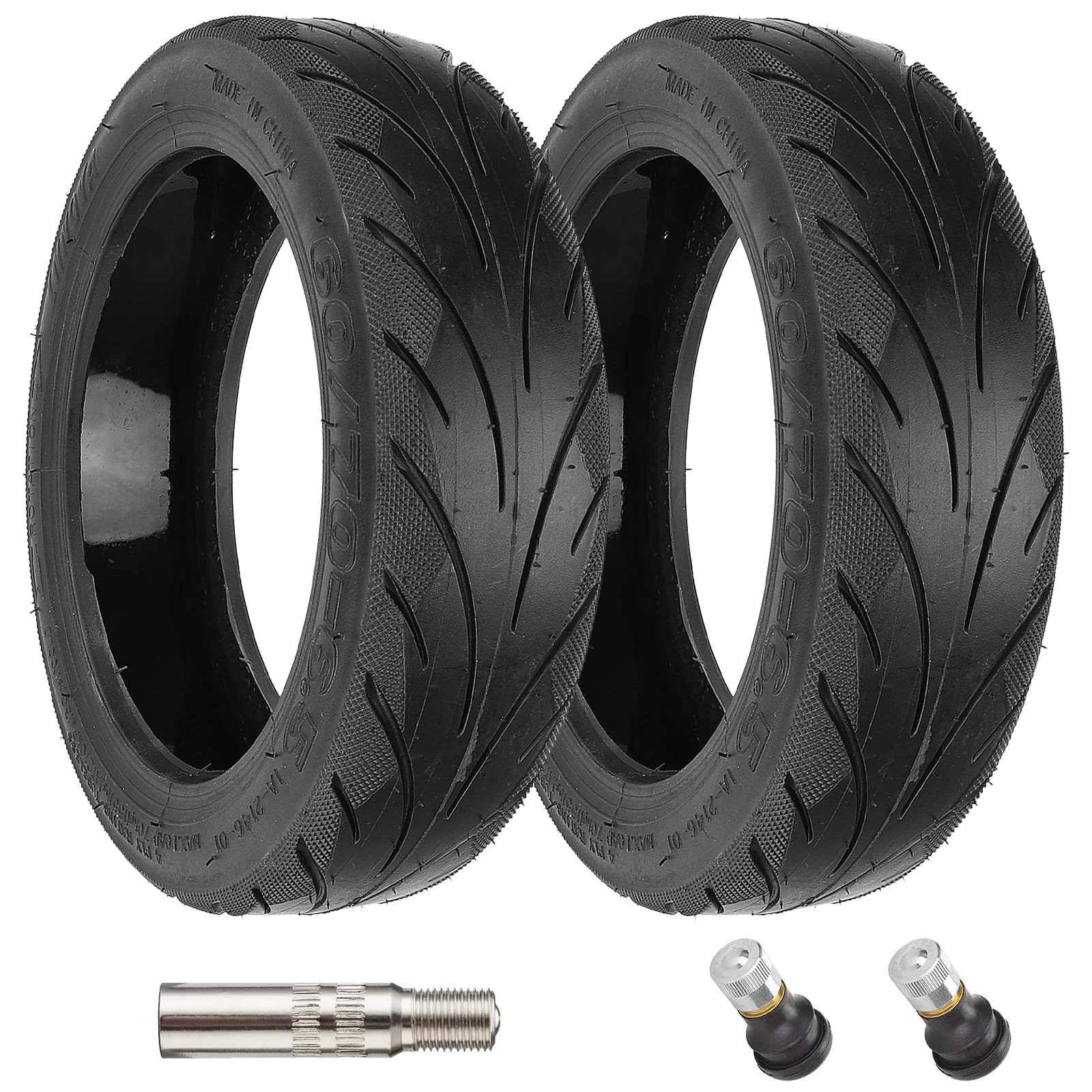 Satgoo Selbstreparierende Tubeless 60/70-6.5 Reifen für Segway Ninebot Scooter, Reifen für Ninebot Max G30/G30D 2/G30E/G30LP, Pannensicher, Komfortableres und Ruhigeres Fahren, Ersatzreifen Zubehör von Satgoo