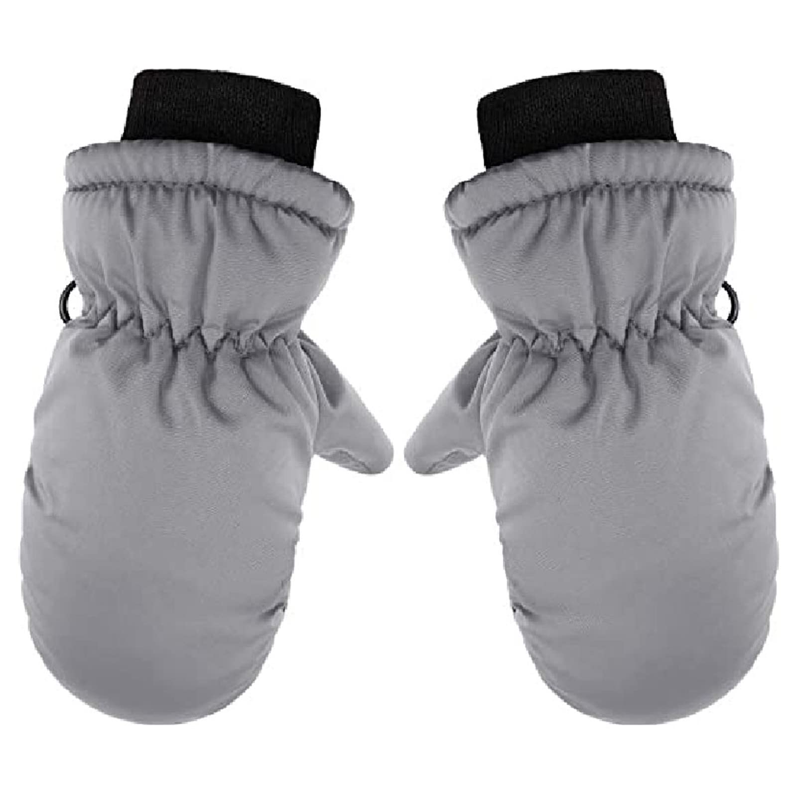 Sbyhbhyds Kinder Skihandschuhe Winter Jungen Mädchen Handschuhe,Weihnachten Wasserdicht Winddichtem Fausthandschuhe Dicke Wärmende Skifäustlinge für 1-8 Jahre,Schneehandschuhe Winterhandschuhe (Grey) von Sbyhbhyds