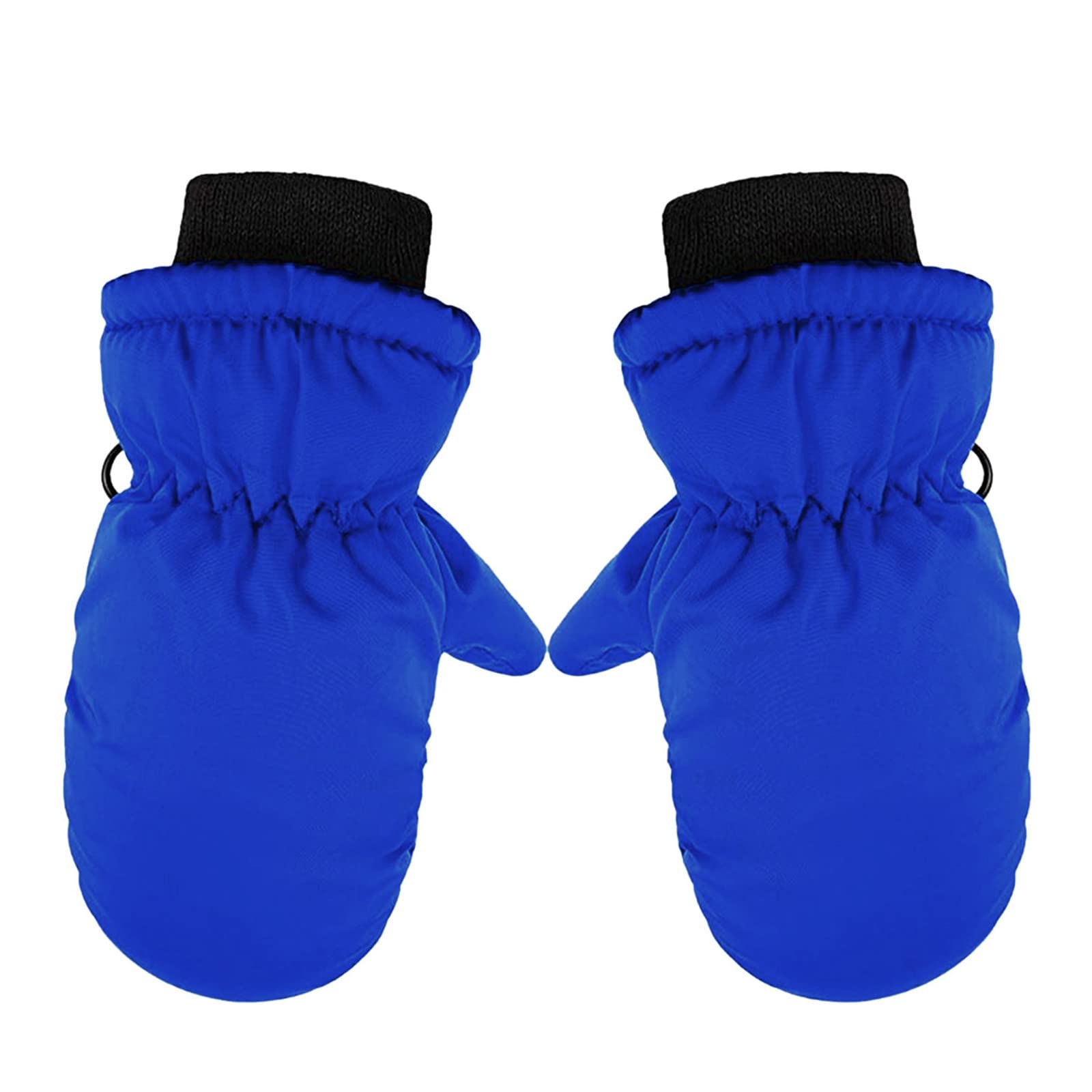 Sbyhbhyds Kinder Skihandschuhe Winter Jungen Mädchen Handschuhe,Weihnachten Wasserdicht Winddichtem Fausthandschuhe Dicke Wärmende Skifäustlinge für 1-8 Jahre,Schneehandschuhe Winterhandschuhe (Blue) von Sbyhbhyds