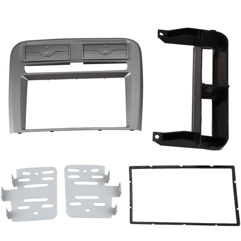 Scalewbin 2 Din Auto Radio Fascia Passen für Grand Punto 2005-2009 des Linken Rad Armaturen Bretts Einbau Rahmen Rahmen Stereo Kit von Scalewbin