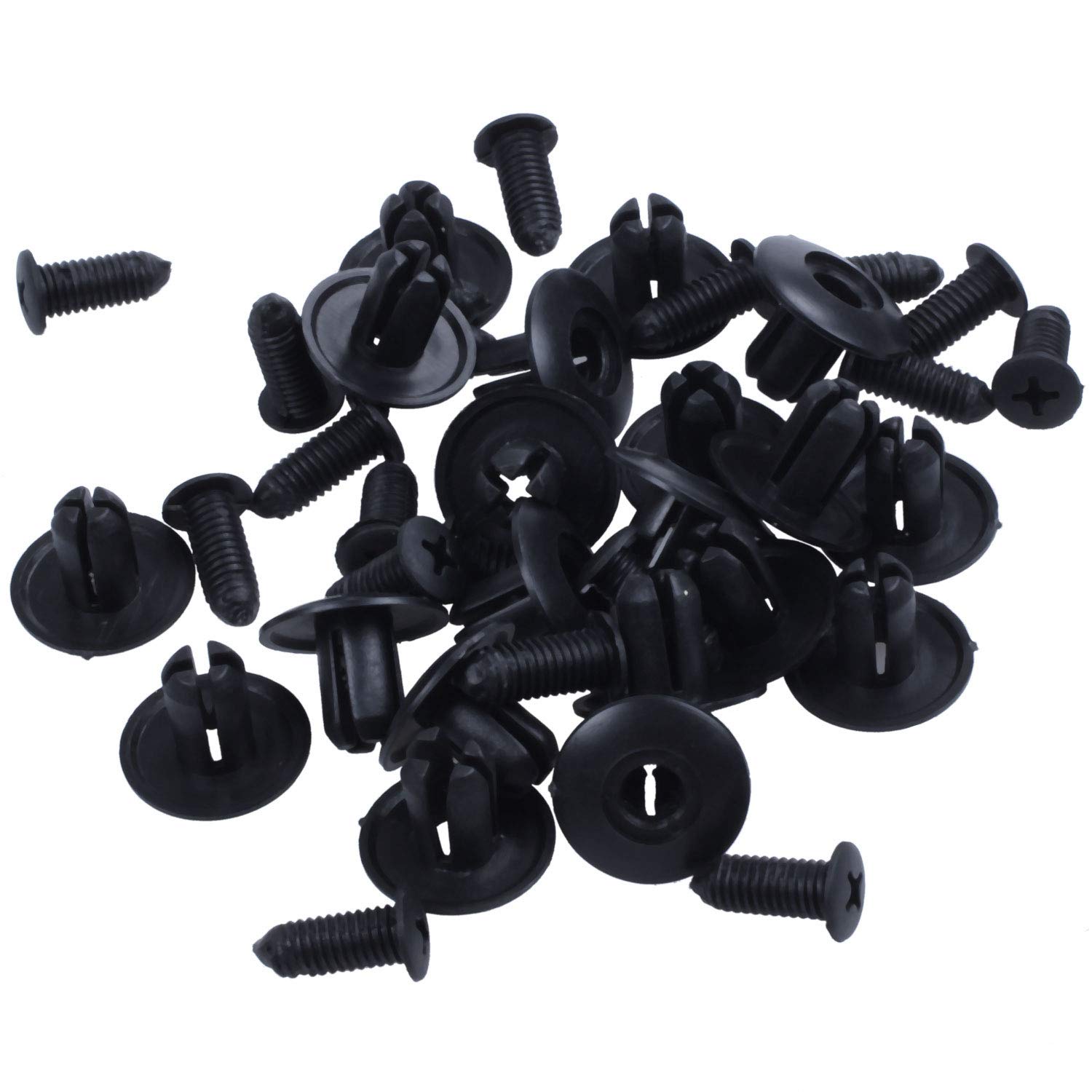 Scalewbin 20 StÜCk 8mm X 20mm Car Buckle Black Seal Clips von Scalewbin