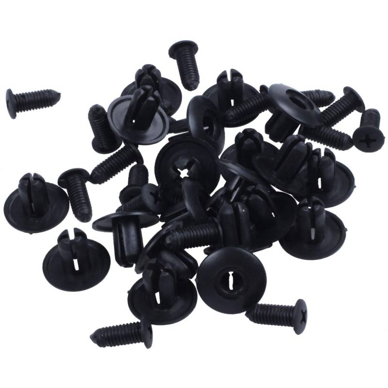 Scalewbin 20 StÜCk 8mm X 20mm Car Buckle Black Seal Clips von Scalewbin