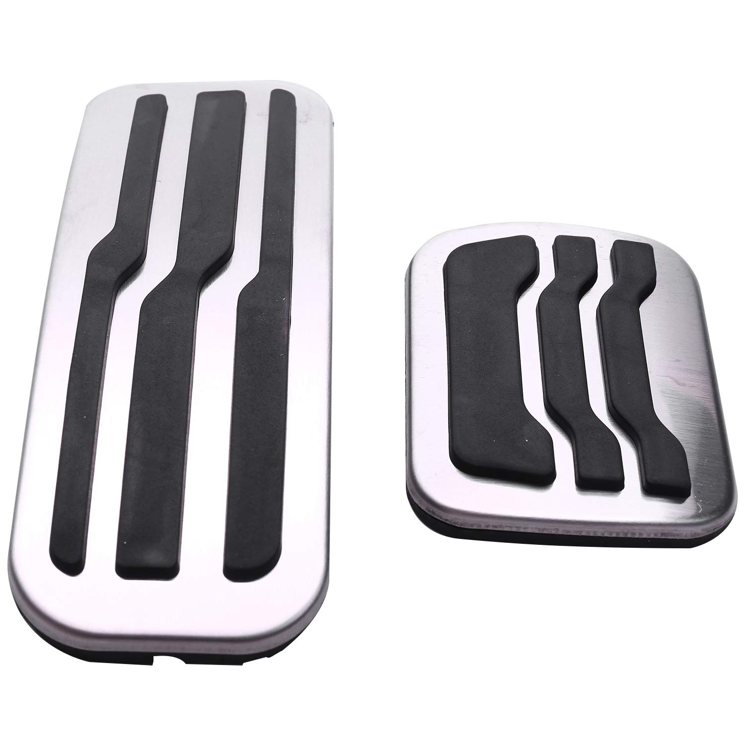 Scalewbin Edelstahl Gas Kraftstoff Pedal Pad Pedale Abdeckung Für Explorer 2015-2018 Lhd Auto Styling von Scalewbin