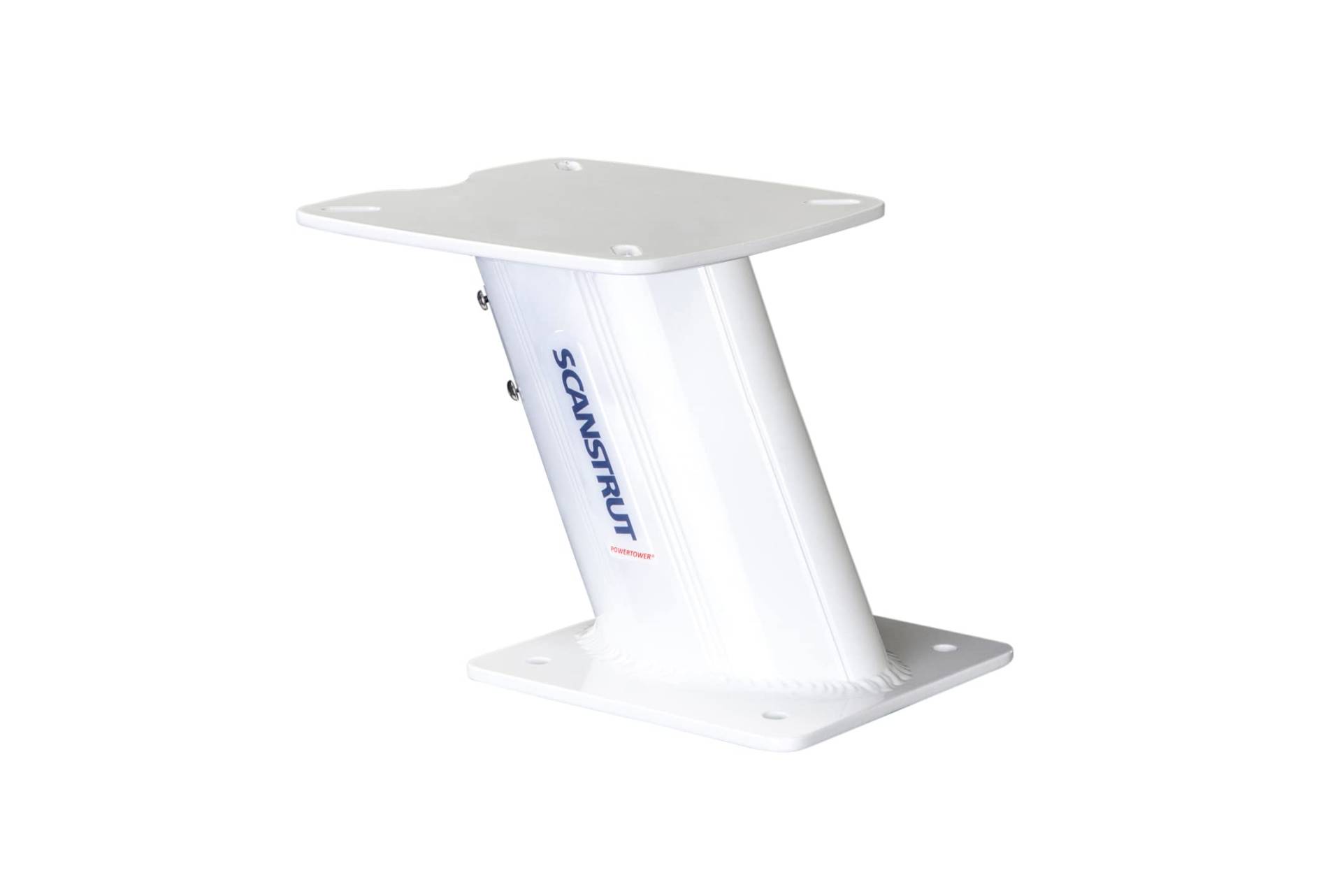 Scanstrut APT-250-02 Powertower AFT Leaning Aluminium, 25,4 cm, Weiß von Scanstrut