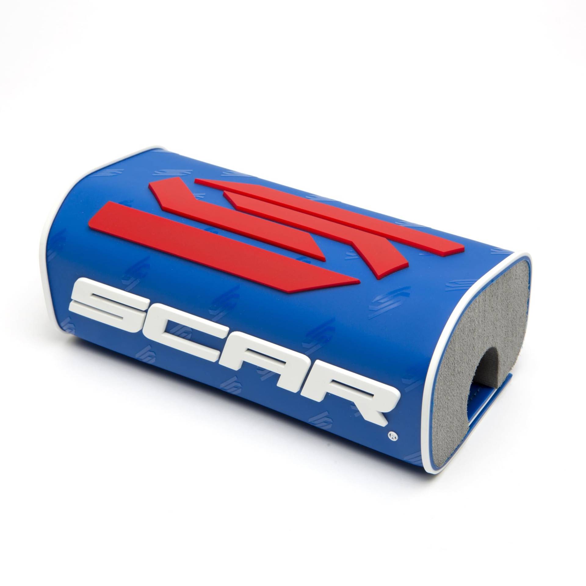 SCAR Lenkerpolster Lenker ohne Mittelstrebe moto cross quad dirt bike Enduro - Blau von SCAR