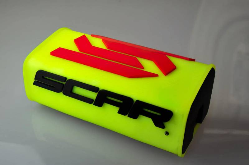 Lenkerpolster ohne Strebe Scar O2 neon gelb von Scar