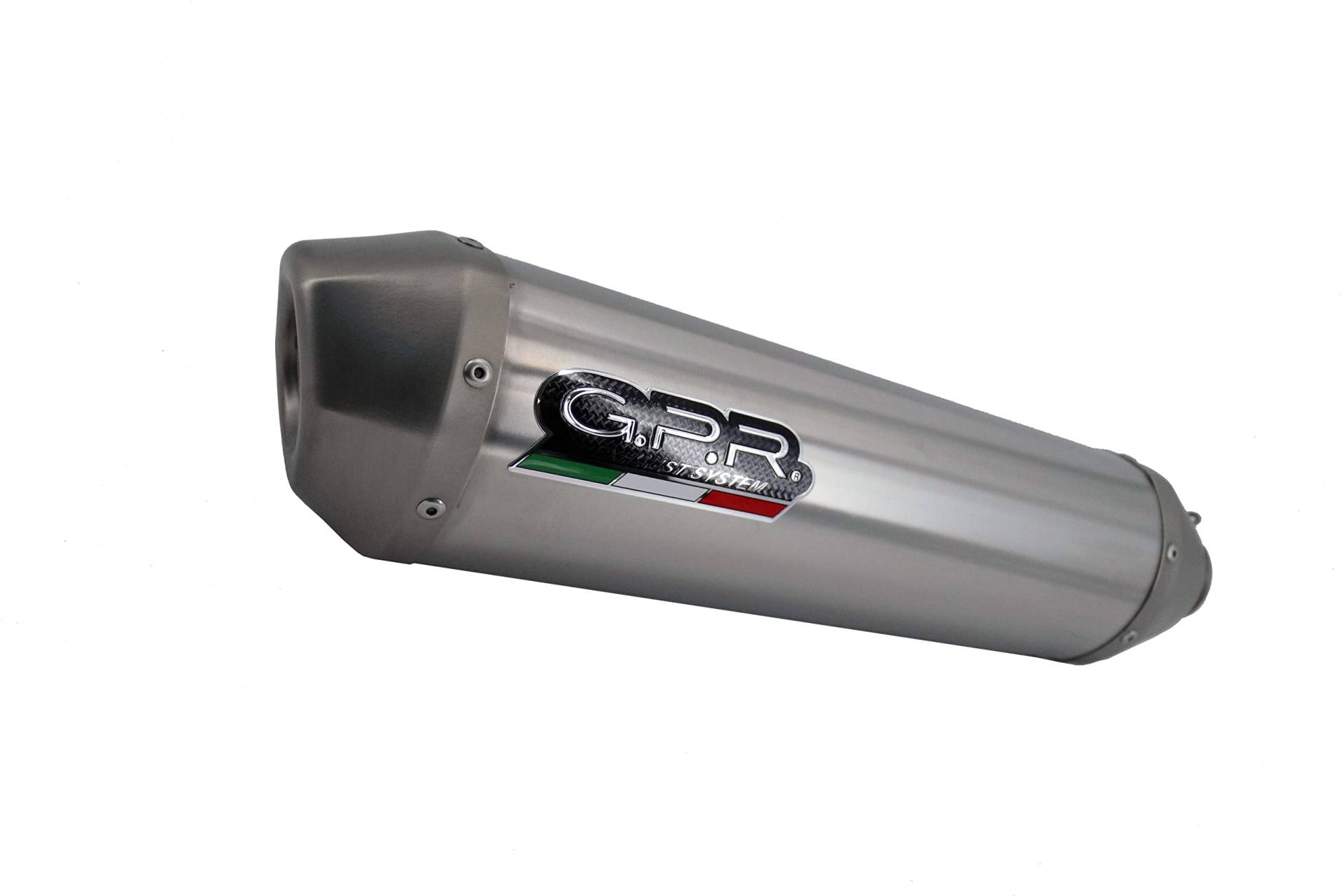 Scarico GPR Cf Moto 650 Mt 2019/2020 E4 Auspuff zugelassen, katalysiert mit Anschluss für Furore, Silber von Scarico GPR