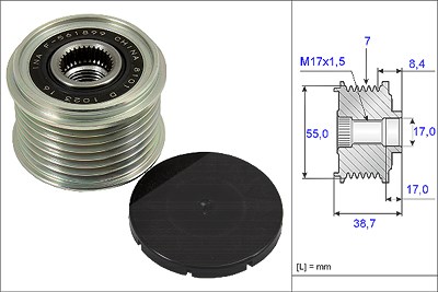 Schaeffler Ina Generatorfreilauf [Hersteller-Nr. 535023910] für Infiniti, Nissan von Schaeffler INA