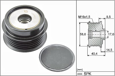 Schaeffler Ina Generatorfreilauf [Hersteller-Nr. 535028010] für Hyundai, Kia von Schaeffler INA