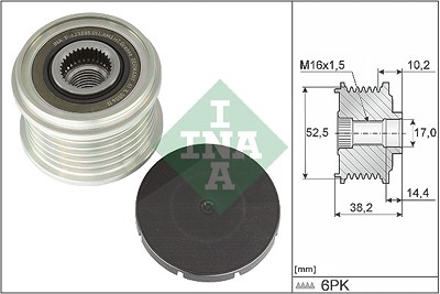 Schaeffler Ina Generatorfreilauf [Hersteller-Nr. 535036910] für Kia von Schaeffler INA