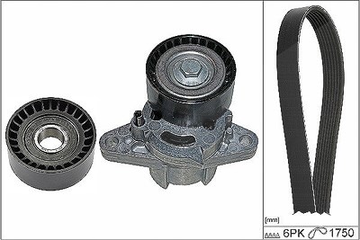 Schaeffler Ina Keilrippenriemensatz [Hersteller-Nr. 529016410] für Renault von Schaeffler INA