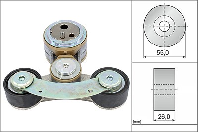 Schaeffler Ina Riemenspanner, Keilrippenriemen [Hersteller-Nr. 534082610] für Citroën, Ds, Peugeot von Schaeffler INA