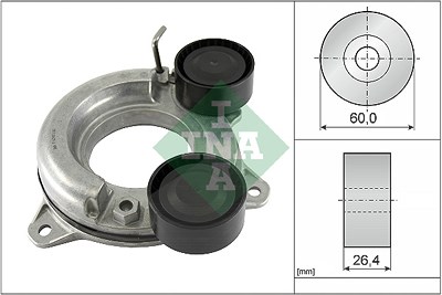 Schaeffler Ina Riemenspanner, Keilrippenriemen [Hersteller-Nr. 534085410] für Dacia, Nissan, Renault von Schaeffler INA