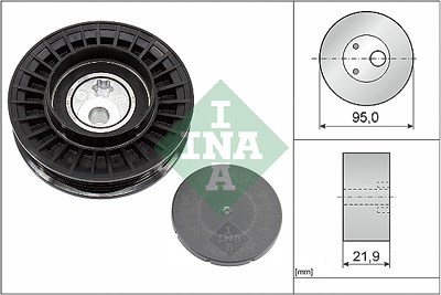 Schaeffler Ina Spannrolle, Keilrippenriemen [Hersteller-Nr. 531096310] für BMW von Schaeffler INA