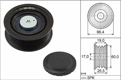 Schaeffler Ina Umlenk-/Führungsrolle, Keilrippenriemen [Hersteller-Nr. 532064210] für Hyundai, Kia von Schaeffler INA