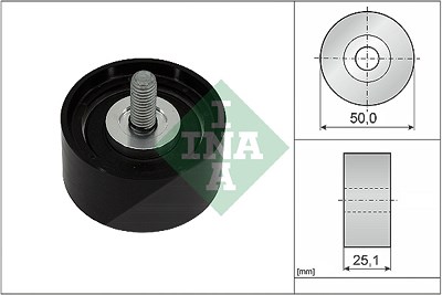 Schaeffler Ina Umlenk-/Führungsrolle, Zahnriemen [Hersteller-Nr. 532092710] für Levc, Volvo von Schaeffler INA