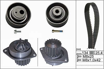 Schaeffler Ina Wasserpumpe + Zahnriemensatz [Hersteller-Nr. 530005530] für Citroën, Peugeot von Schaeffler INA