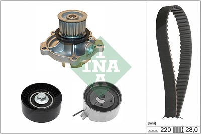 Schaeffler Ina Wasserpumpe + Zahnriemensatz [Hersteller-Nr. 530045630] für Chrysler, Dodge, Jeep, Ldv von Schaeffler INA