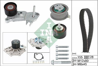 Schaeffler Ina Wasserpumpe + Zahnriemensatz [Hersteller-Nr. 530076230] für Volvo von Schaeffler INA