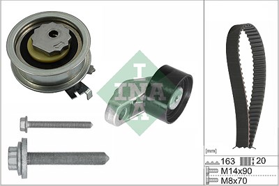 Schaeffler Ina Zahnriemensatz [Hersteller-Nr. 530084610] für Skoda, Seat, VW, Audi von Schaeffler INA