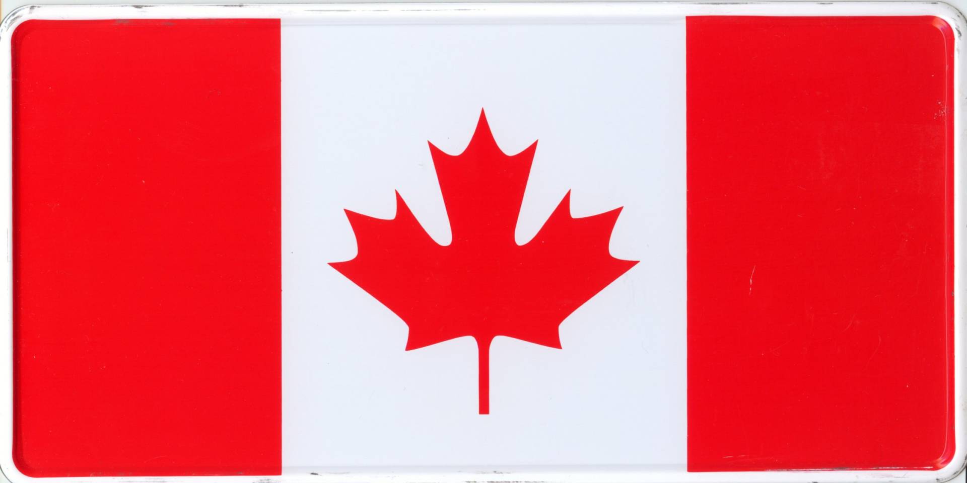 Schilderfeuerwehr Nummernschild Kanada Flagge Fahne Retro deko Dekoration von Schilderfeuerwehr
