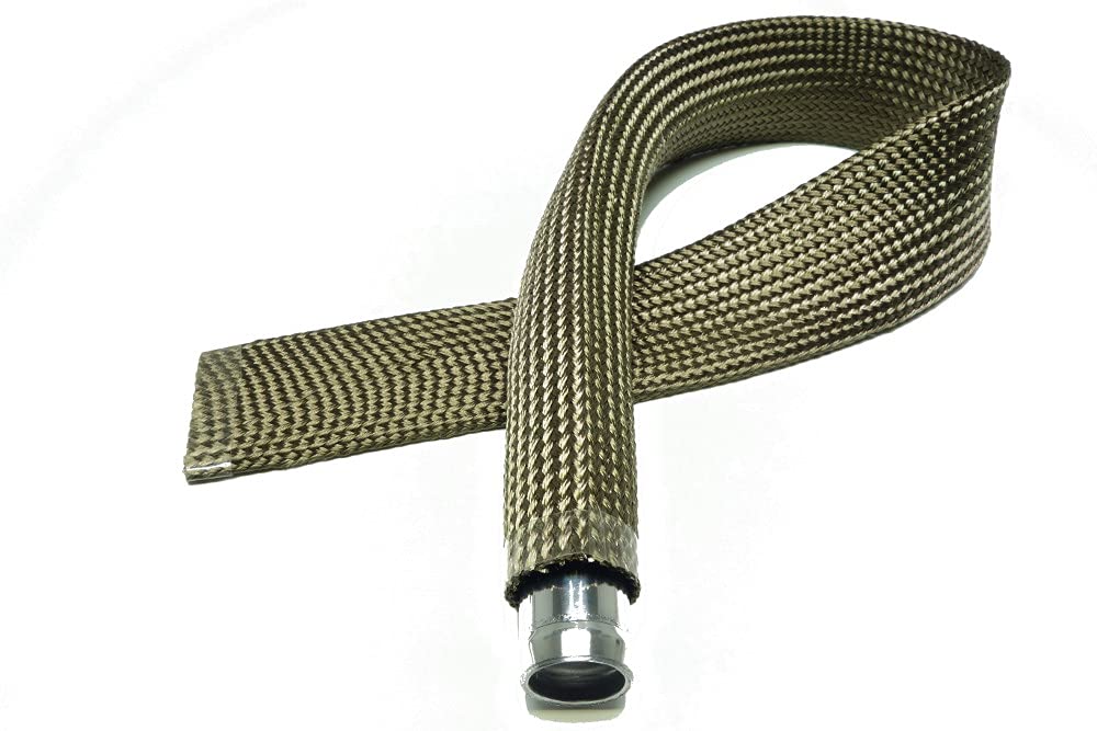 1m Kevlar Titan Hitzeschutzschlauch ID 50mm *** Heat Sleeve Thermoschutz Isolierschlauch Kabelschutz von Schlauchland