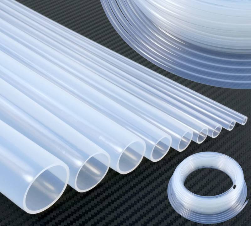 1m PFA Schlauch PTFE Teflon farblos ID x AD Ø 1 x 2mm transparent 260°C Meterware | VIELE GRÖSSEN 1-38mm | Hitze-beständig Kühlmittel Säure Lauge Alkohol Chemikalien 3D Drucker Lebensmittel-echt von Schlauchland