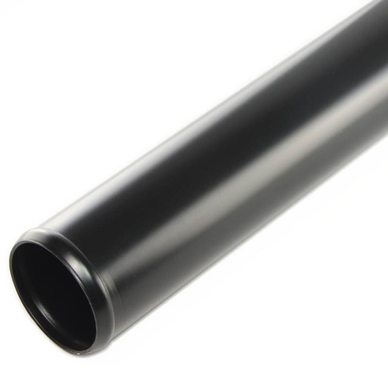 Schlauchland 100cm Alu-Rohr AD 38mm SCHWARZ ***** auch in BLAU oder ROT ***Alurohr Aluminiumrohr Aluminum Pipe Turborohr Ladeluftkühler Turbo von Schlauchland