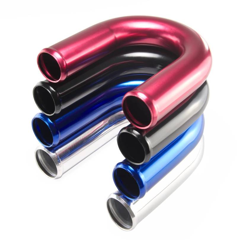 Schlauchland Alu-Bogen 180° AD 34mm ***** Alubogen Alurohr Rohrbogen Aluminum Pipe Turbo Ladeluftkühler von Schlauchland